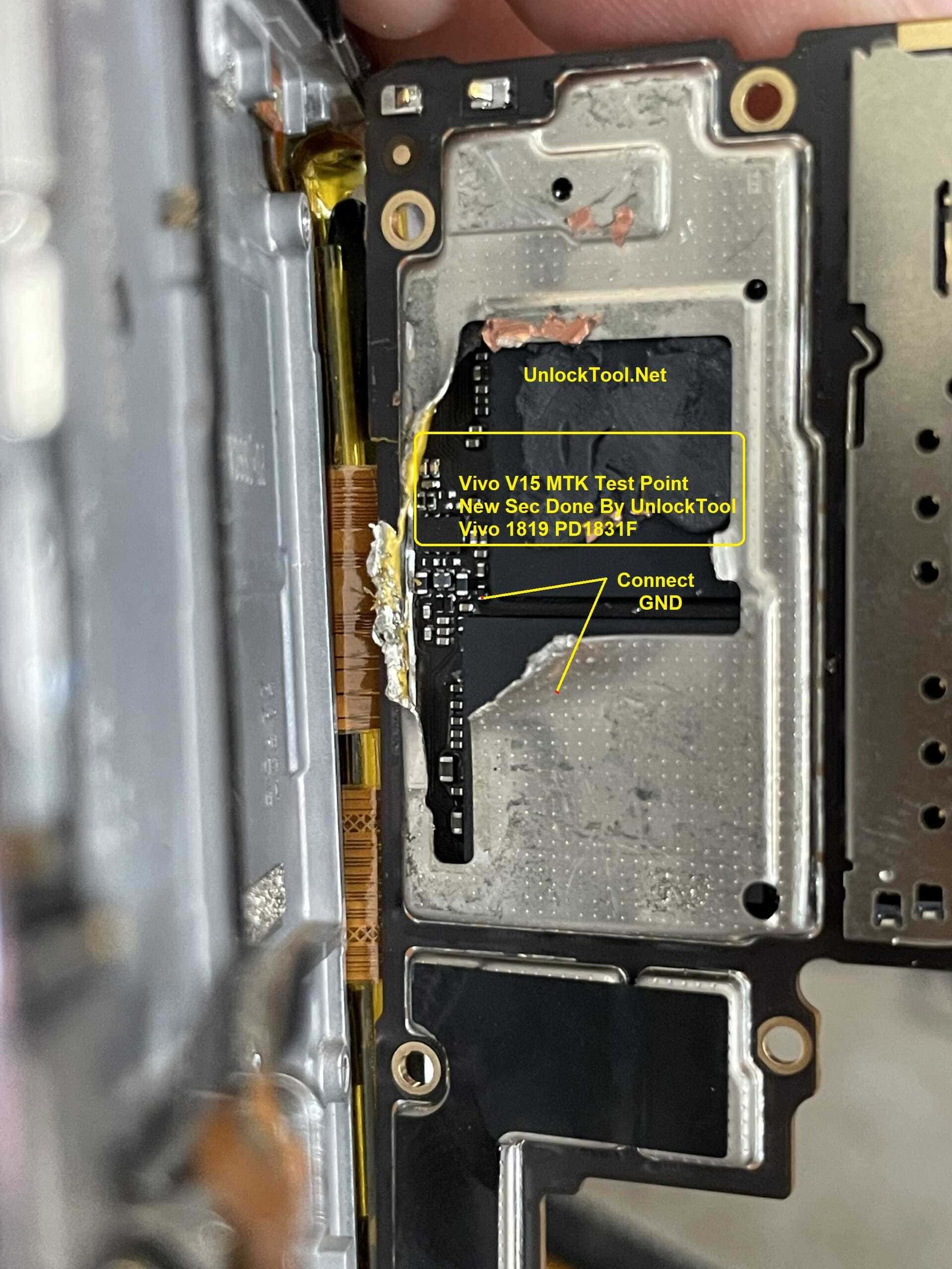 Vivo V15 Test Point / EDL Point